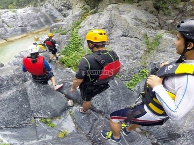 paso a paso descendiendo